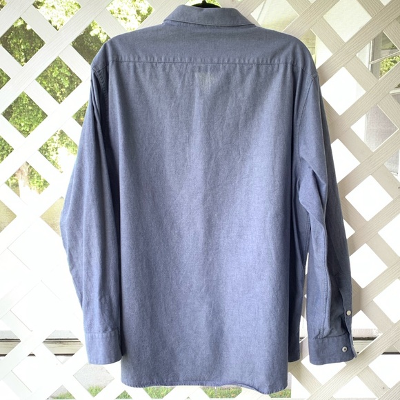 Penguin ‘Heritage Slim Fit’ Chambray Long Sleeve Button Down - Picture 2 of 8